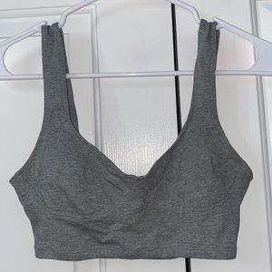 la hearts gray bralette from pacsun